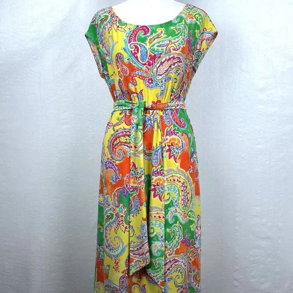 Lauren Ralph Lauren | Dresses | Lauren Ralph Lauren Paisley Colorful Jersey Belted Shift Dress Sz M | Poshmark Lauren Ralph Lauren | Dresses | Lauren Ralph Lauren Paisley Colorful Jersey Belted Shift Dress Sz M | Poshmark